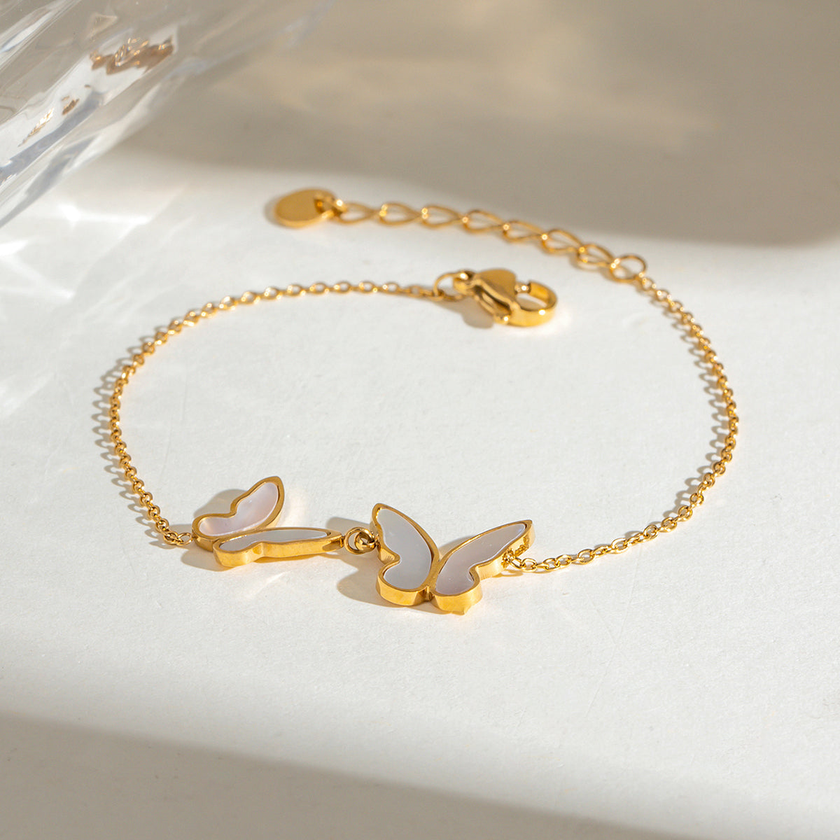Butterfly Fluttering Premium Bracelet - 18K Gold Plated
