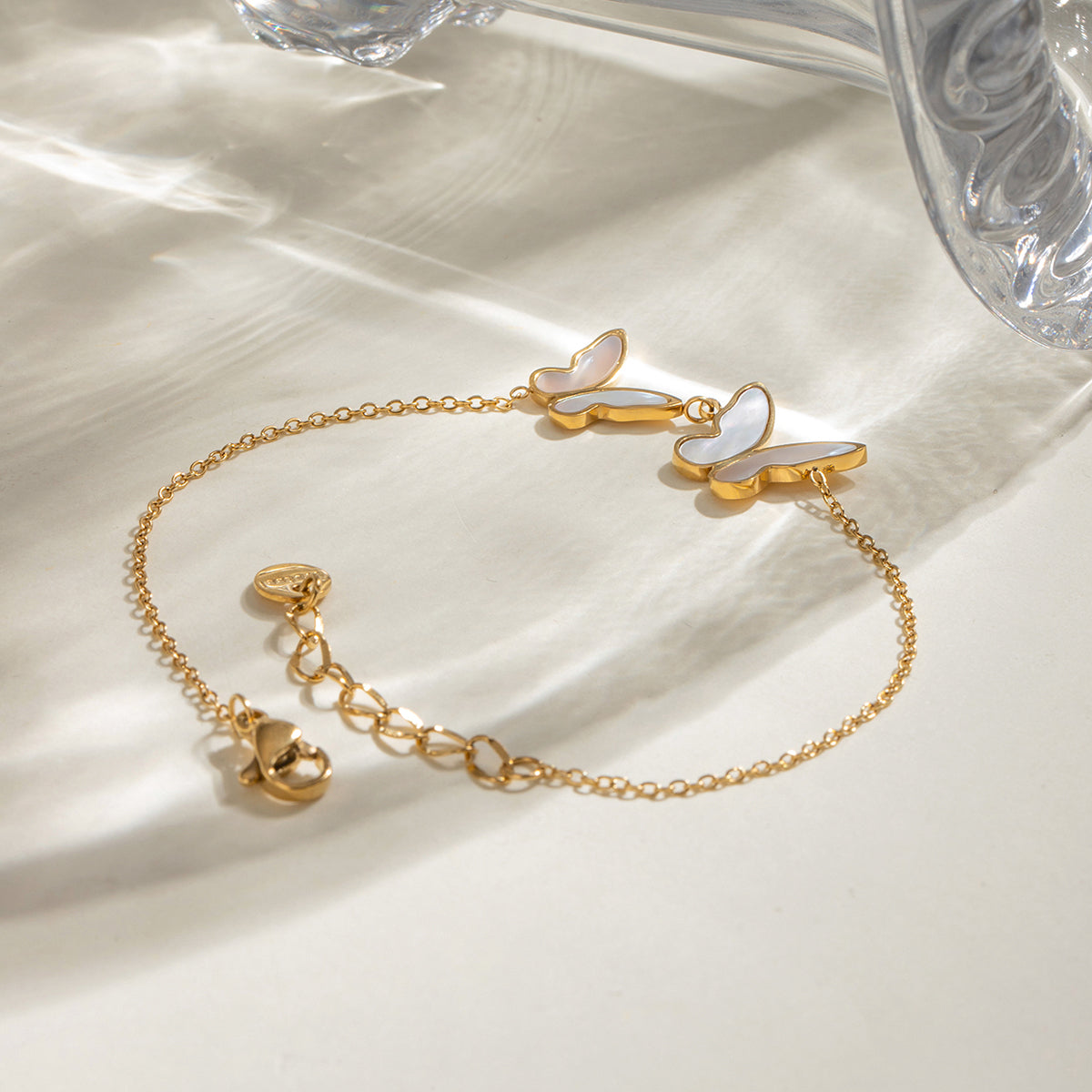 Butterfly Fluttering Premium Bracelet - 18K Gold Plated