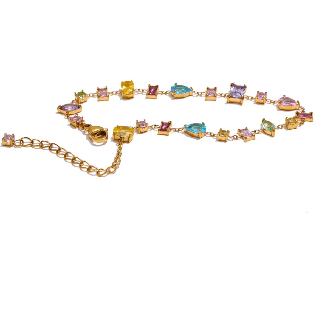 Adelise Gems Premium Bracelet - 18K Gold Plated