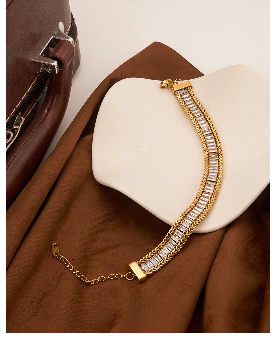 Honeywoven Designer Premium Bracelet - 18K Gold Plated