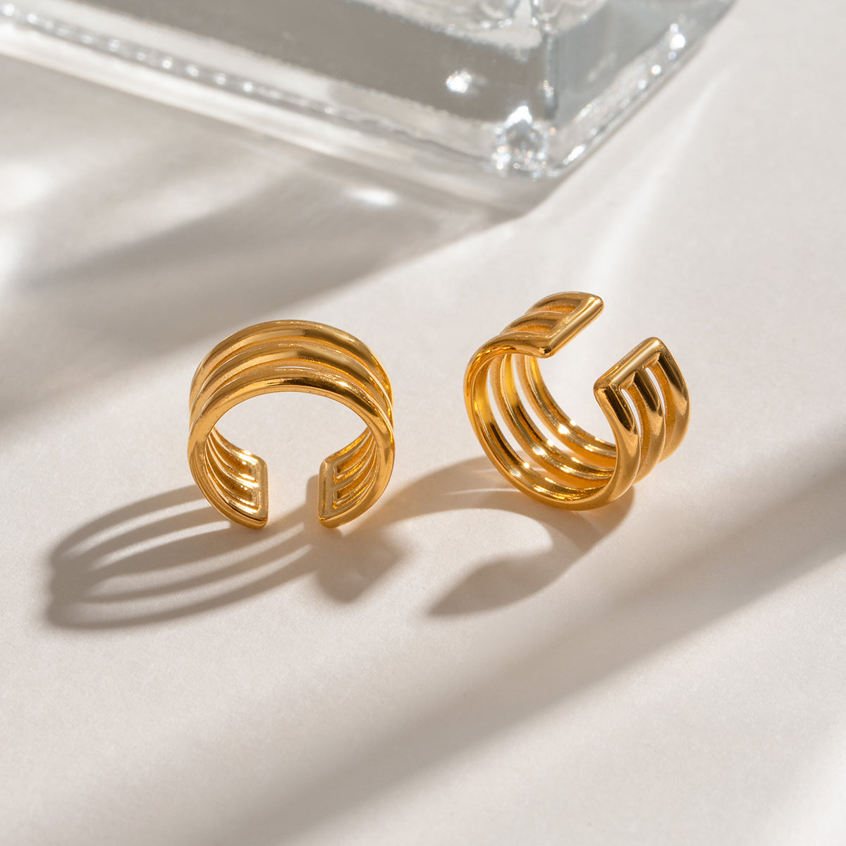 Lilo Premium Earcuffs - 18K Gold Plated