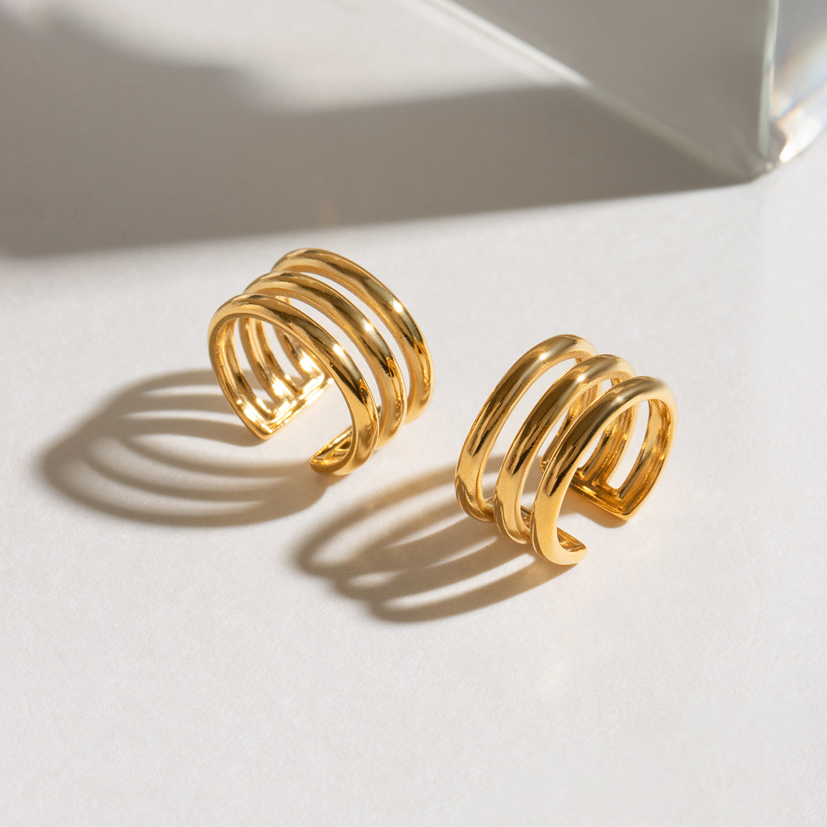 Lilo Premium Earcuffs - 18K Gold Plated