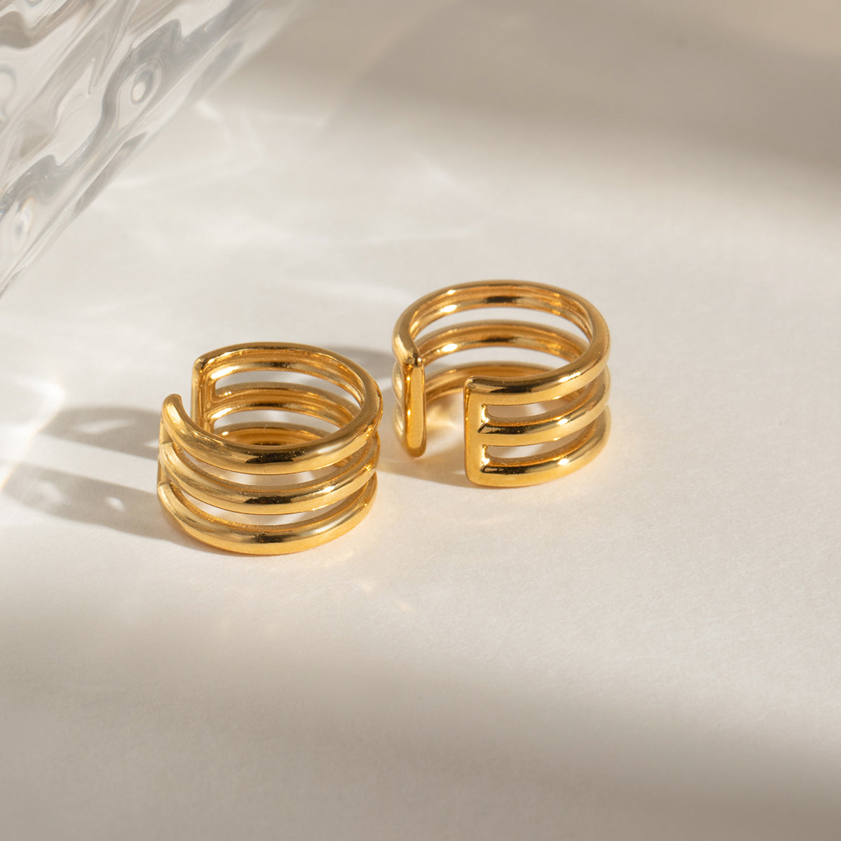 Lilo Premium Earcuffs - 18K Gold Plated