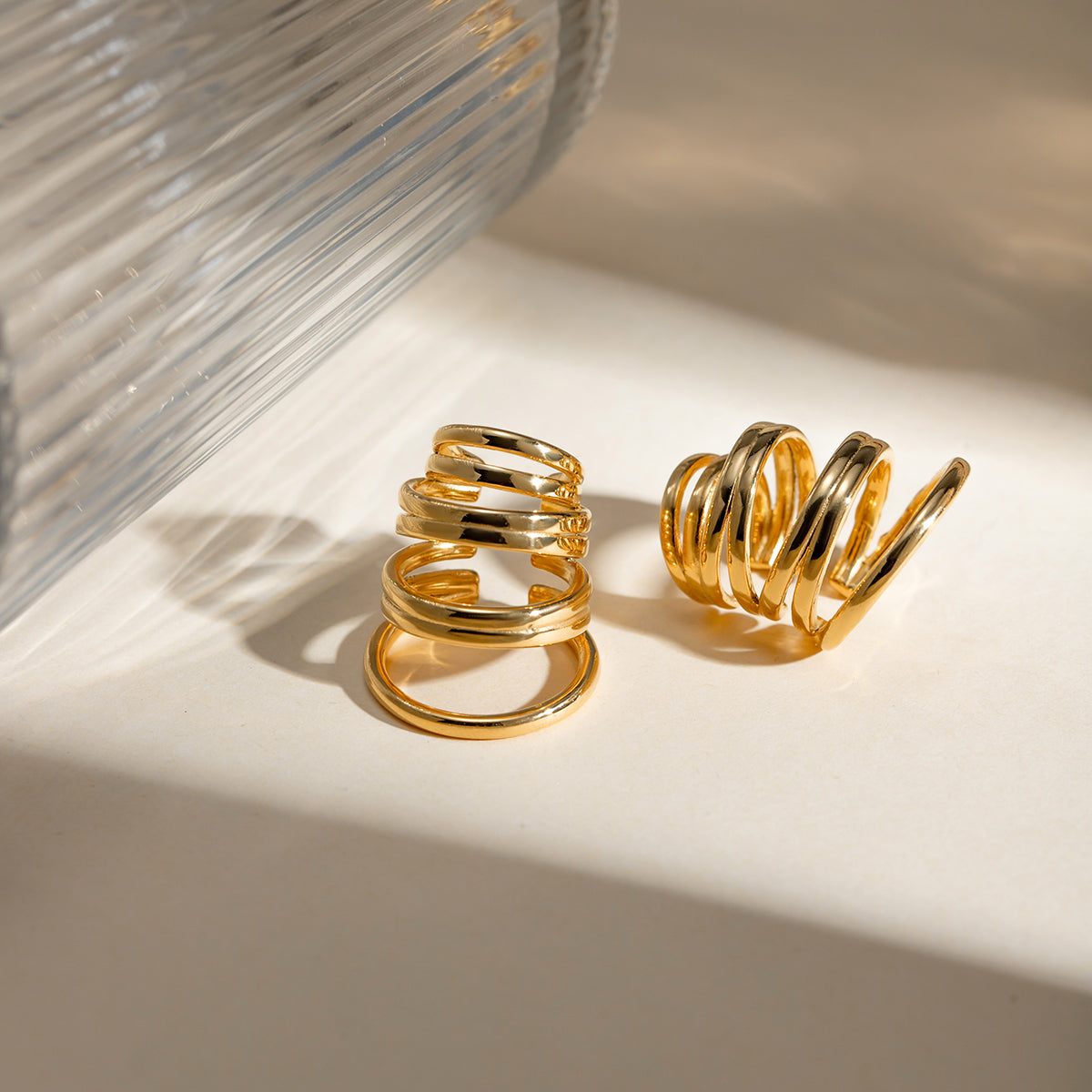 Ines Premium Earcuffs - 18K Gold Plated