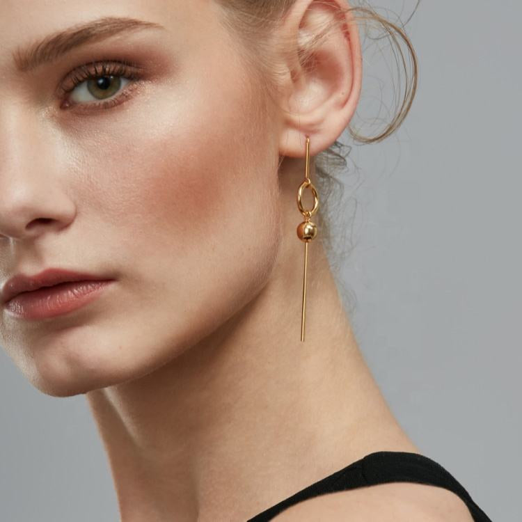 Spheralis Designer Premium Earrings - 18K Gold Plated