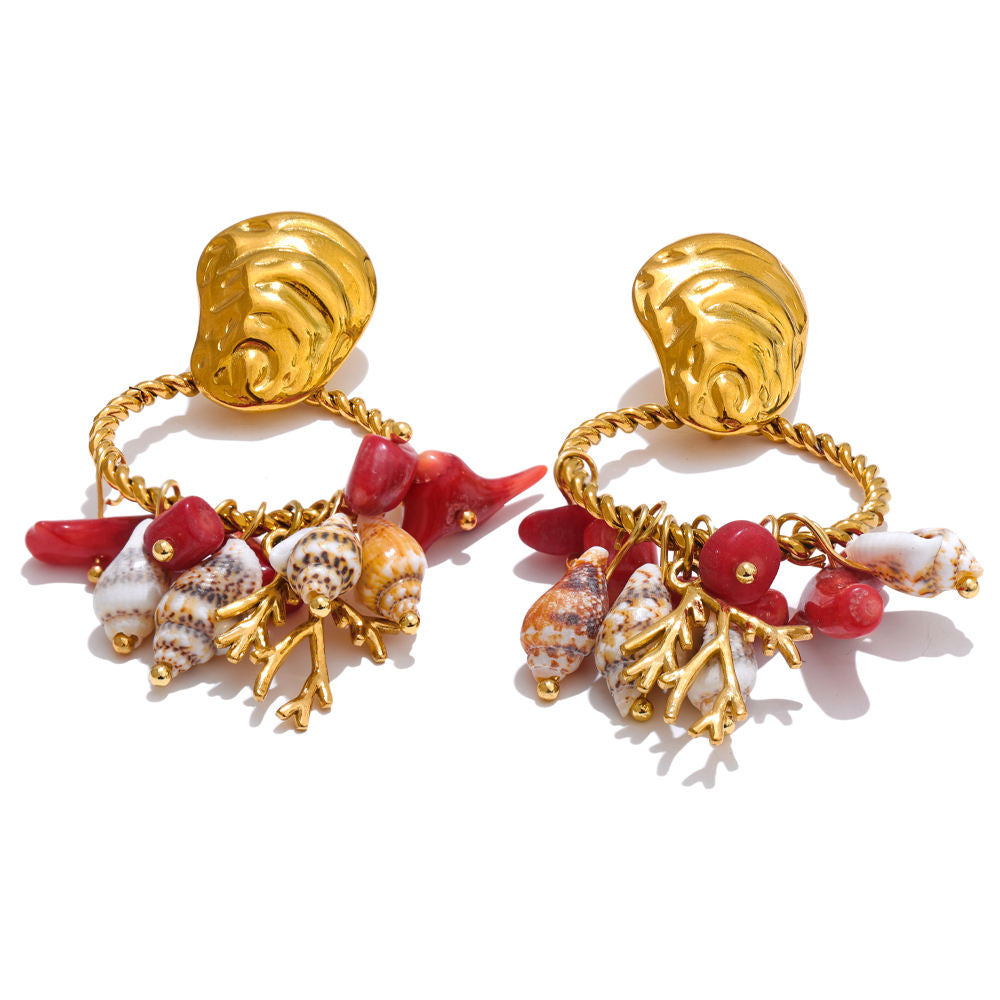 Oceania Premium Earrings - 18K Gold Plated