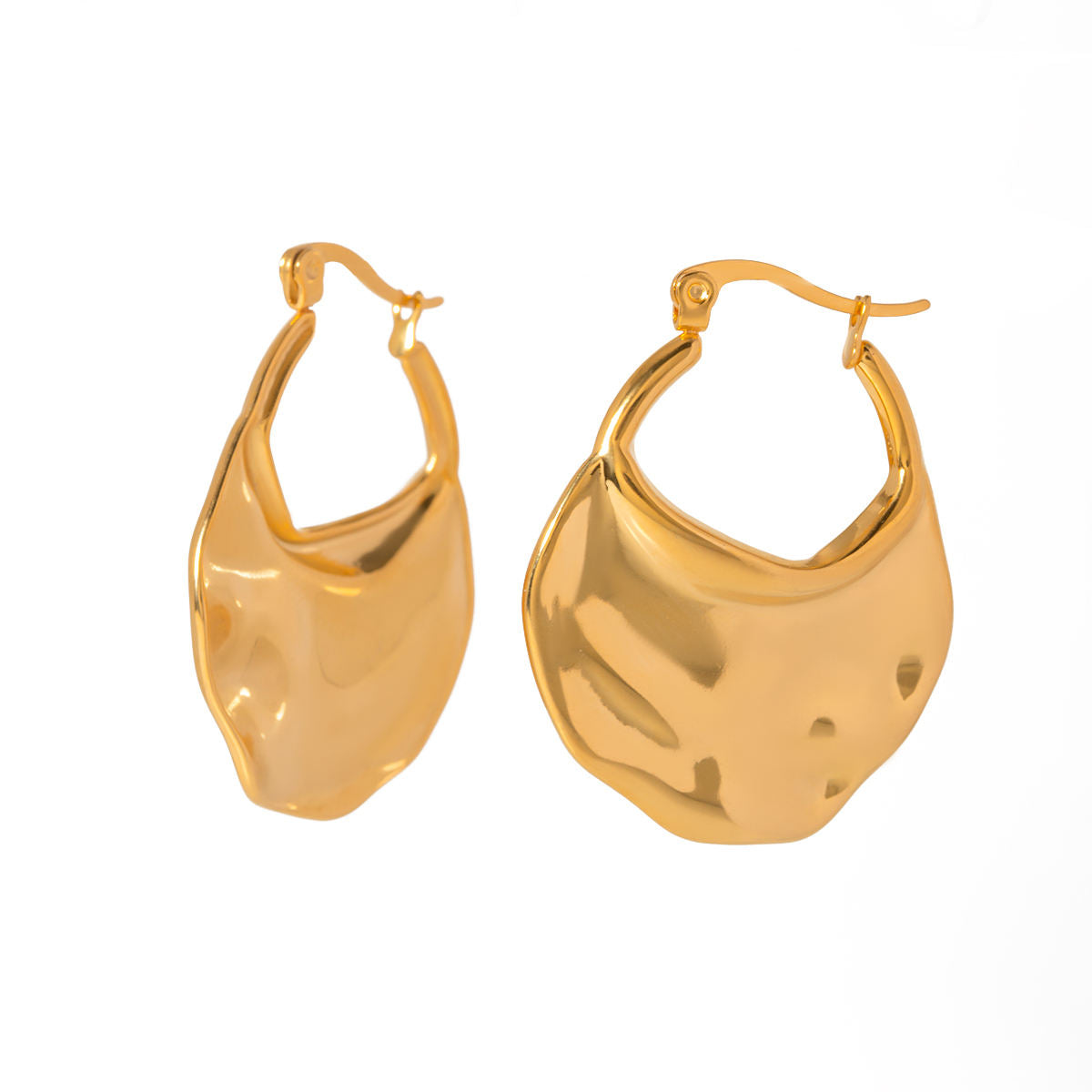 Suri Hoop Premium Earrings - 18K Gold Plated