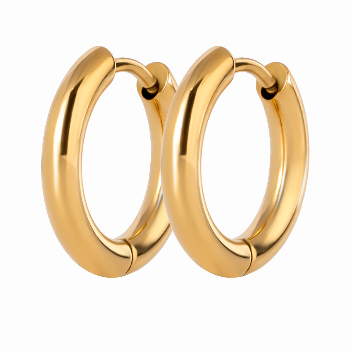 Nomi Classic Hoops Set Premium Earrings - 18K Gold Plated