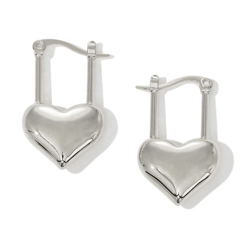 Spellbound Heart Premium Earrings - 18K Gold Plated