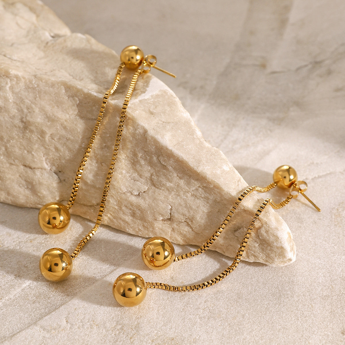 Alai Dangler Premium Earrings - 18K Gold Plated