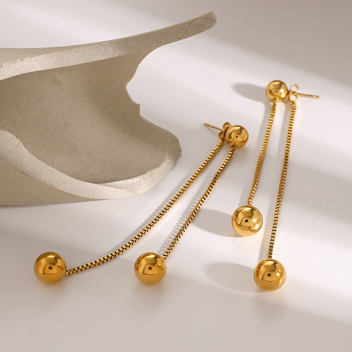 Alai Dangler Premium Earrings - 18K Gold Plated