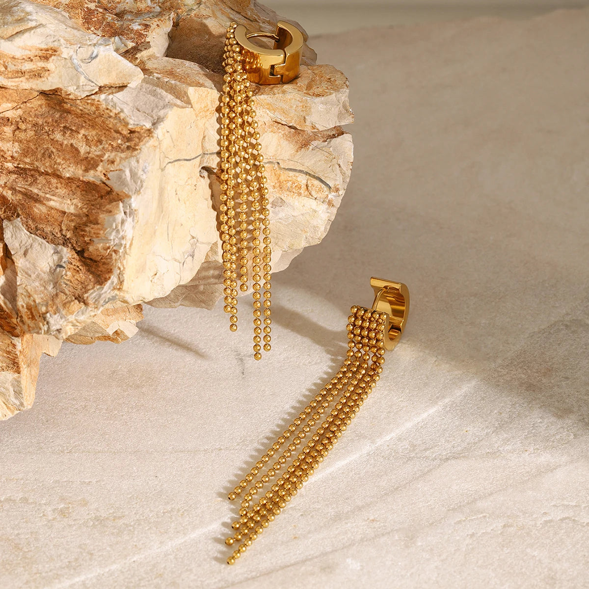 Lyra Premium Earrings - 18K Gold Plated