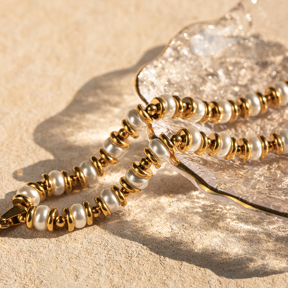 Pearl Droplet Premium Necklace - 18K Gold Plated