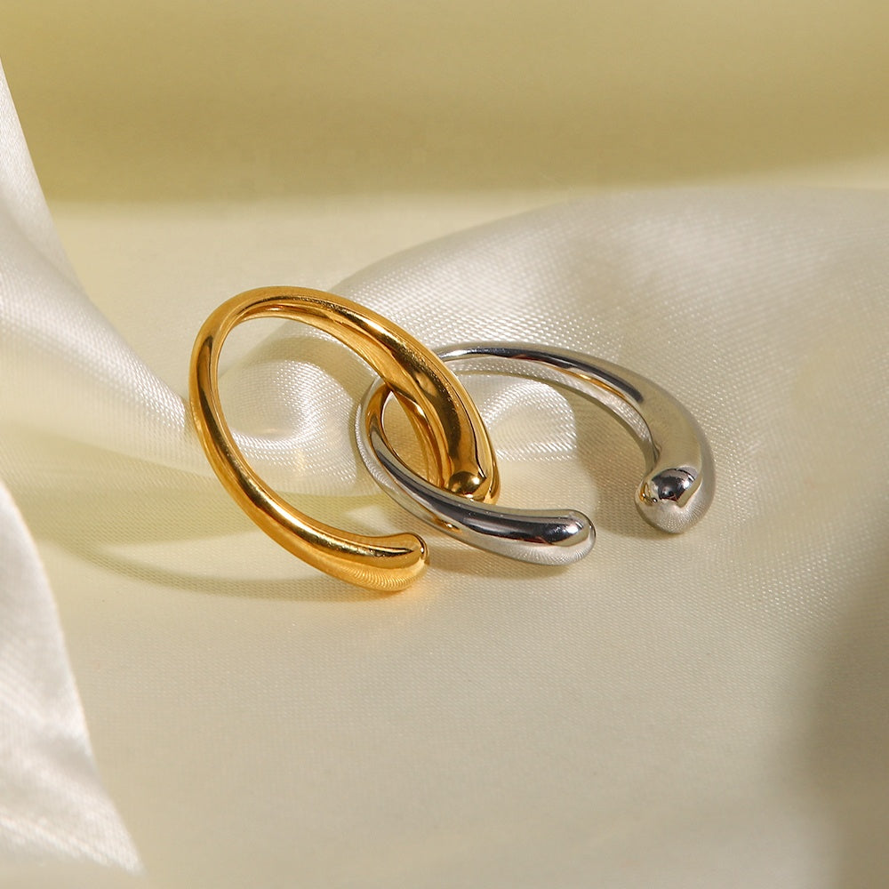 Nima Minimalist Premium Adjustable Ring - 18K Gold Plated