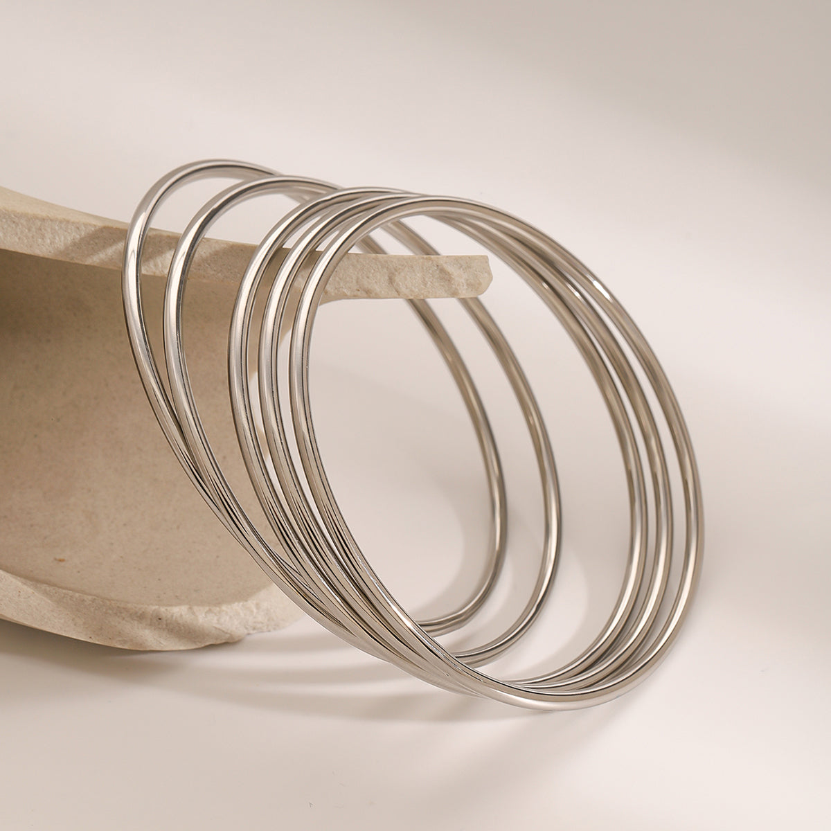 Classic Bangles Set Premium Bracelet - 18K Gold Plated