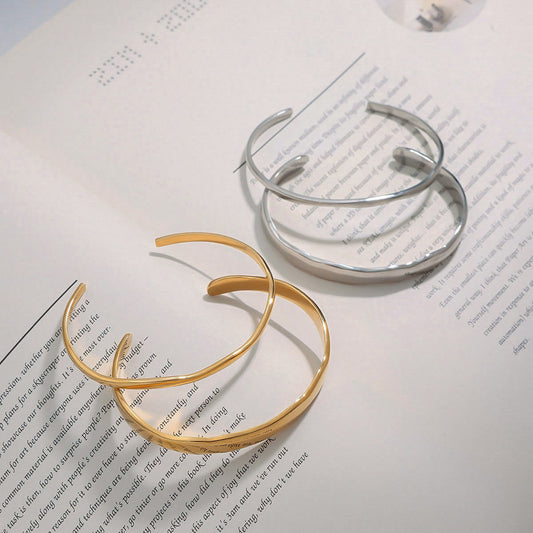 Sora Cuff Stack Premium Bracelet - 18K Gold Plated