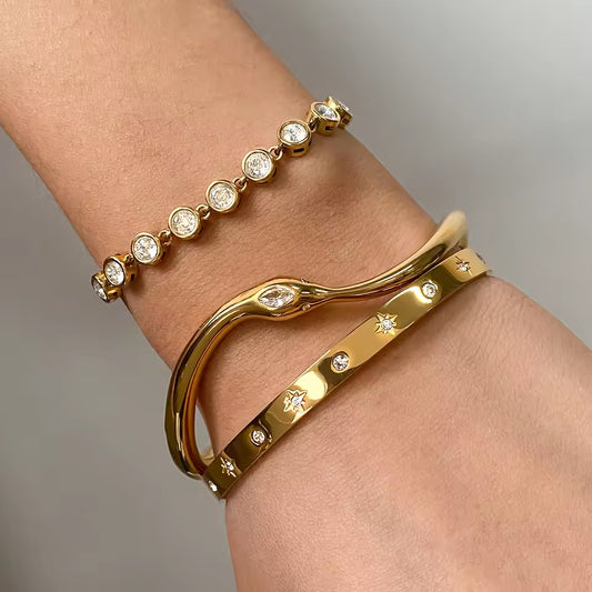Summer Premium Bracelet Stack - 18K Gold Plated