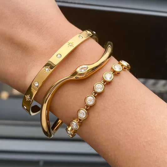 Summer Premium Bracelet Stack - 18K Gold Plated