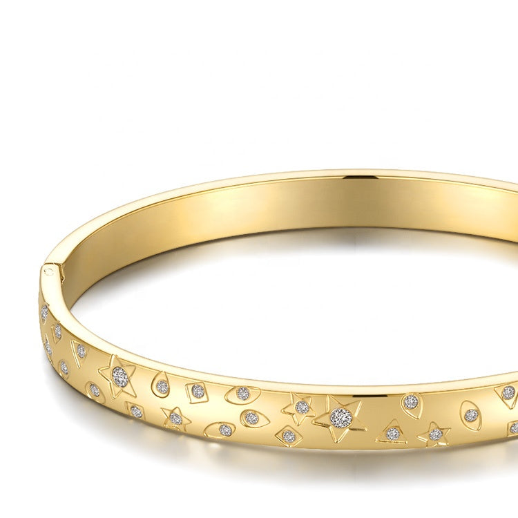 Starry Designer Premium Bracelet - 18K Gold Plated