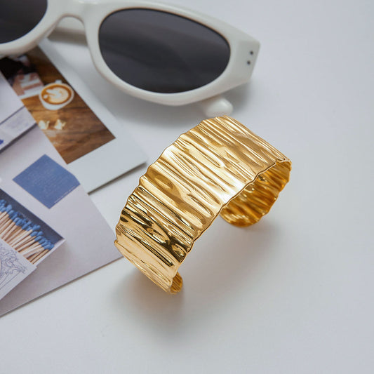 Celine Premium Cuff Bracelet - 18K Gold Plated