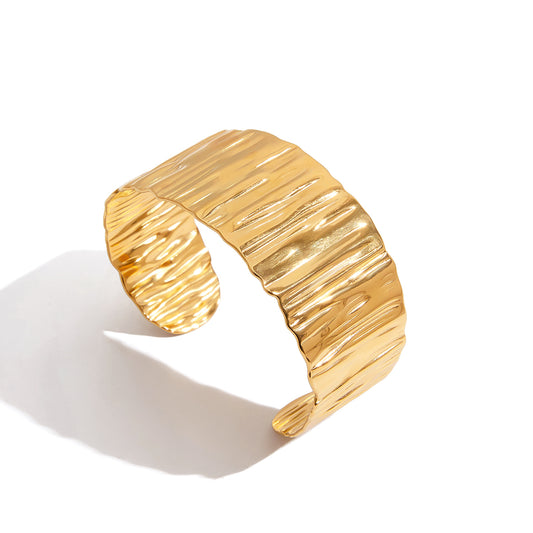 Celine Premium Cuff Bracelet - 18K Gold Plated