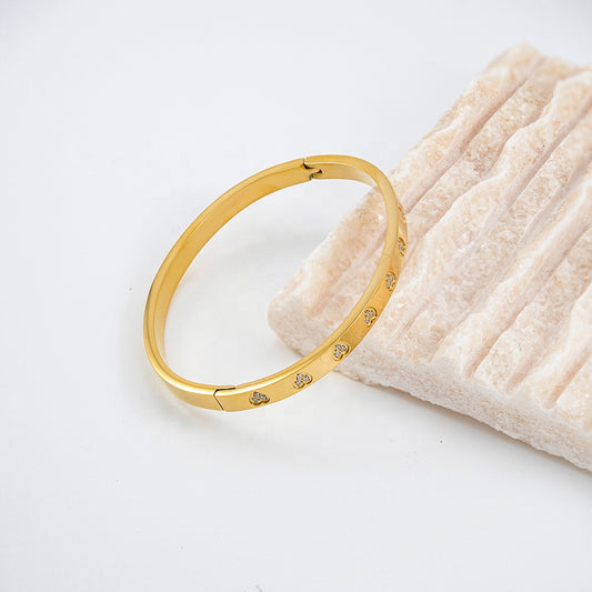 Sweatheart Designer Premium Bracelet- 18K Gold Plated