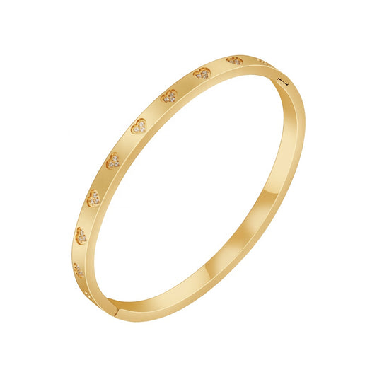Sweatheart Designer Premium Bracelet- 18K Gold Plated