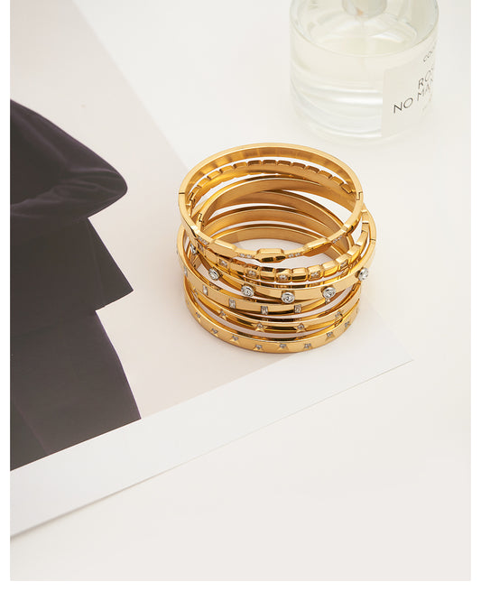 Orbit Designer Premium Bracelet - 18K Gold Plated