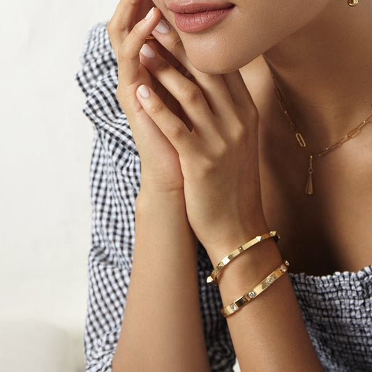 Lua Designer Premium Bracelet - 18K Gold Plated