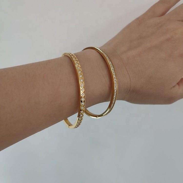 Gilded Designer Premium Bracelet - 18K Gold Plated