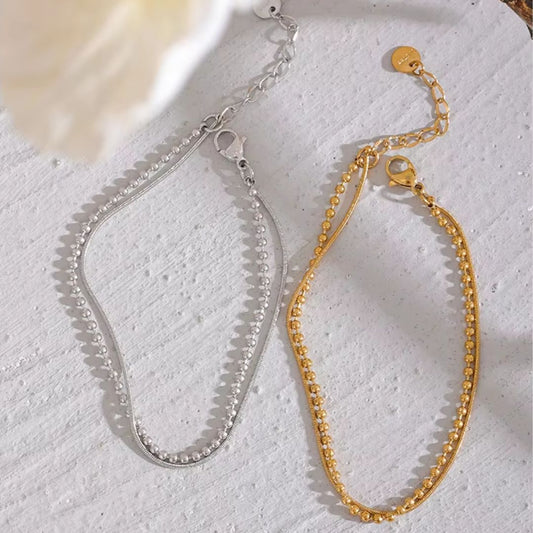 Cascade Beads Premium Bracelet - 18K Gold Plated