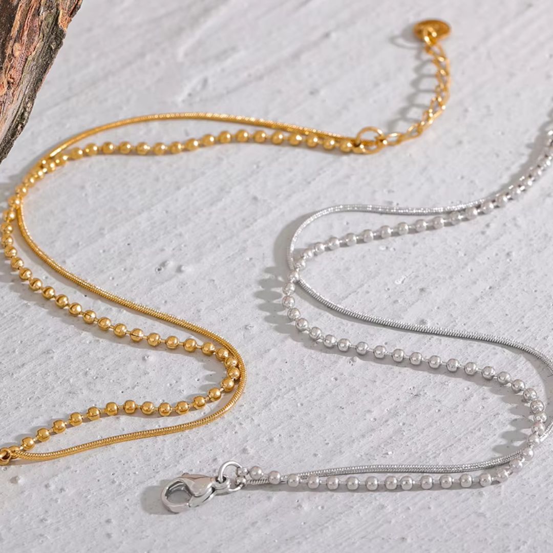 Cascade Beads Premium Bracelet - 18K Gold Plated