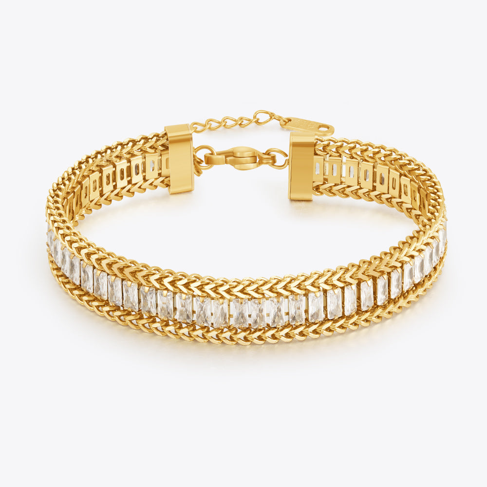 Honeywoven Designer Premium Bracelet - 18K Gold Plated