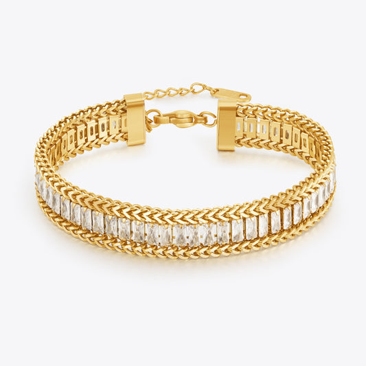 Honeywoven Designer Premium Bracelet - 18K Gold Plated