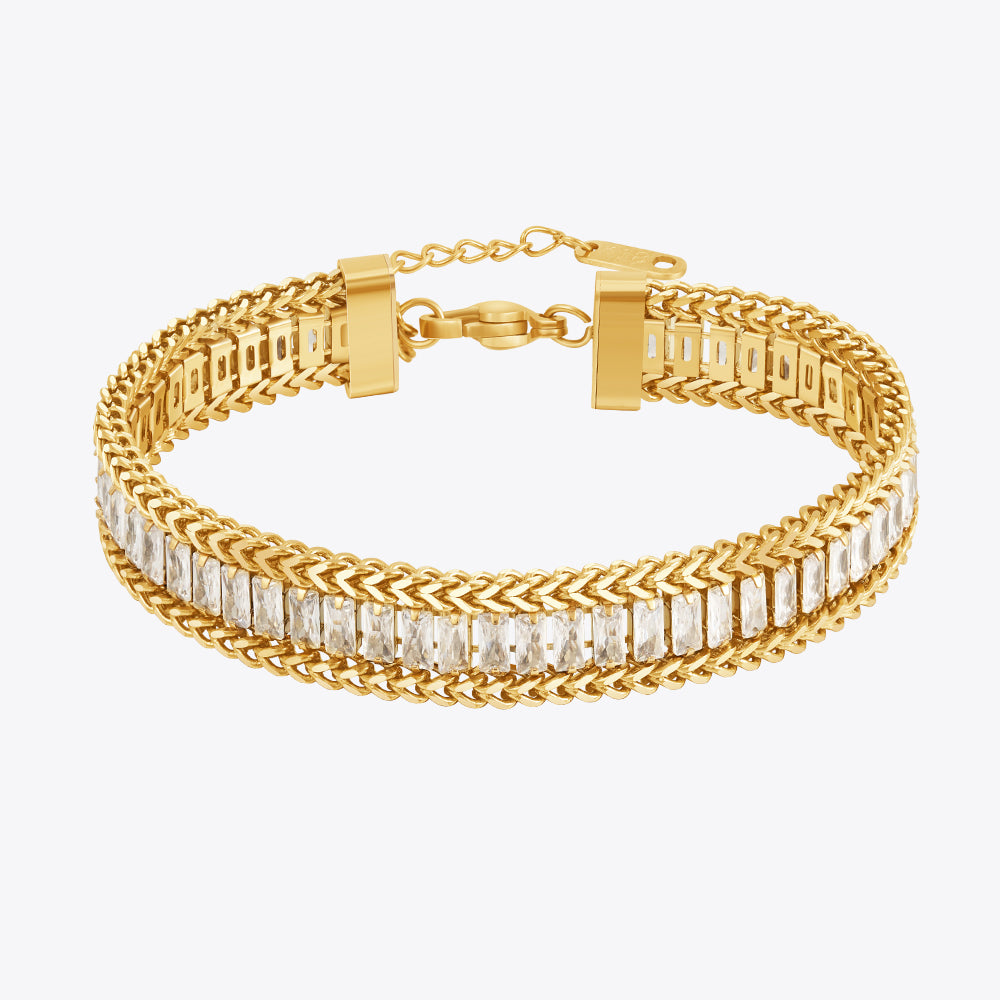Honeywoven Designer Premium Bracelet - 18K Gold Plated