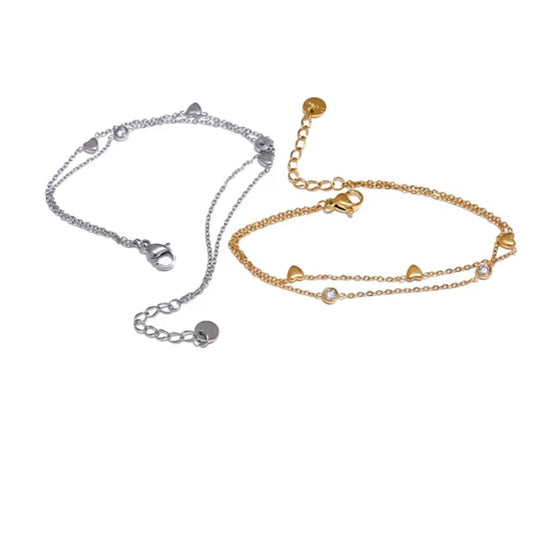 lovelace Heart Premium Bracelet - 18K Gold Plated
