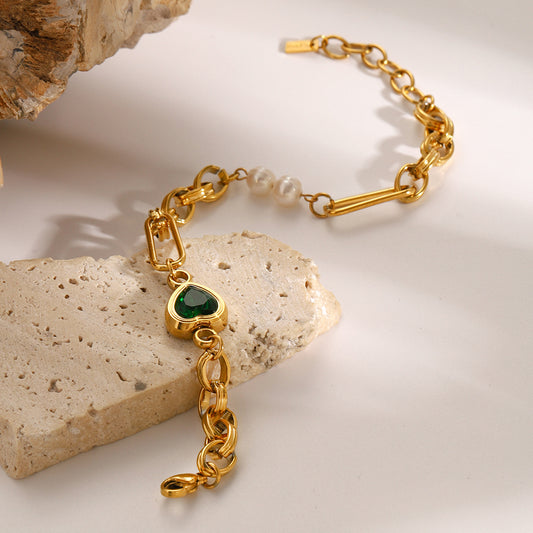 Ravielle Heart Premium Bracelet - 18K Gold Plated