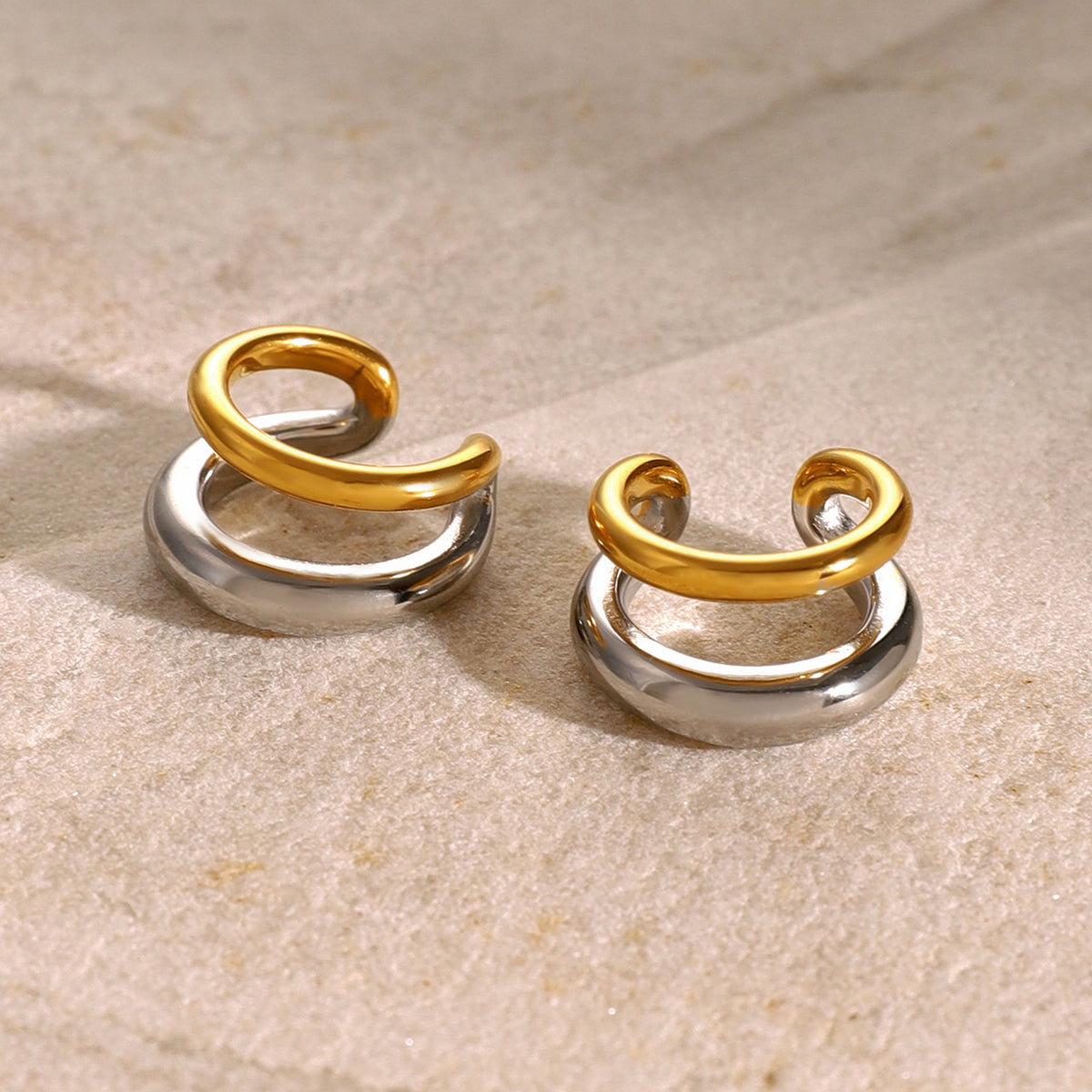 Fina Premium Earcuffs - 18K Gold Plated