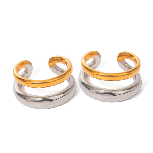 Fina Premium Earcuffs - 18K Gold Plated