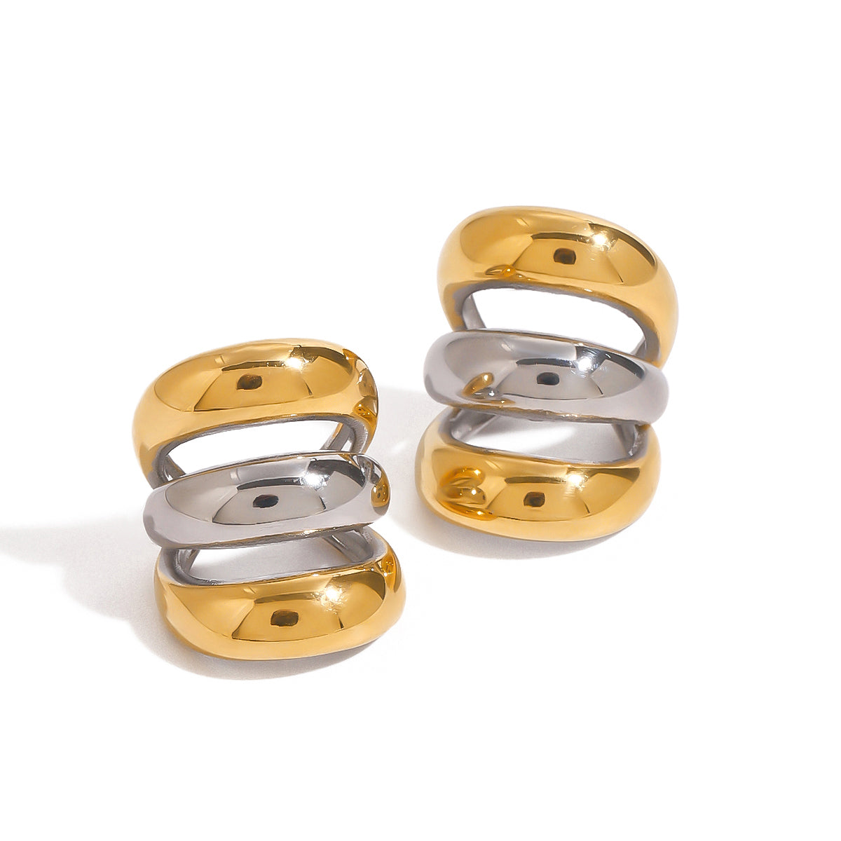 Roya Premium Earcuffs - 18K Gold Plated