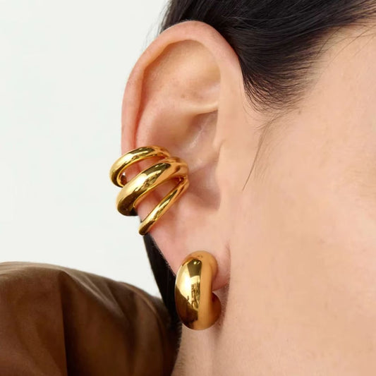 Teni Premium Earcuffs - 18K Gold Plated