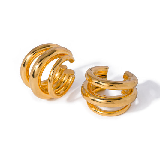 Teni Premium Earcuffs - 18K Gold Plated
