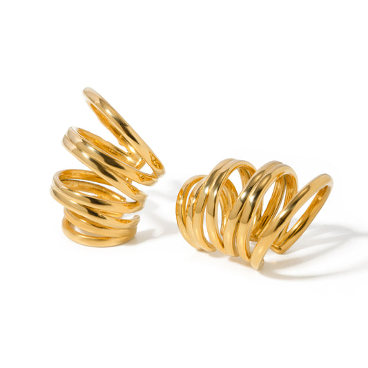 Ines Premium Earcuffs - 18K Gold Plated