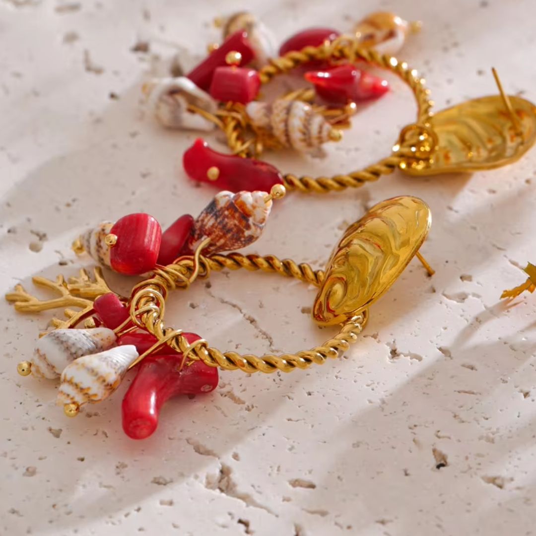 Oceania Premium Earrings - 18K Gold Plated