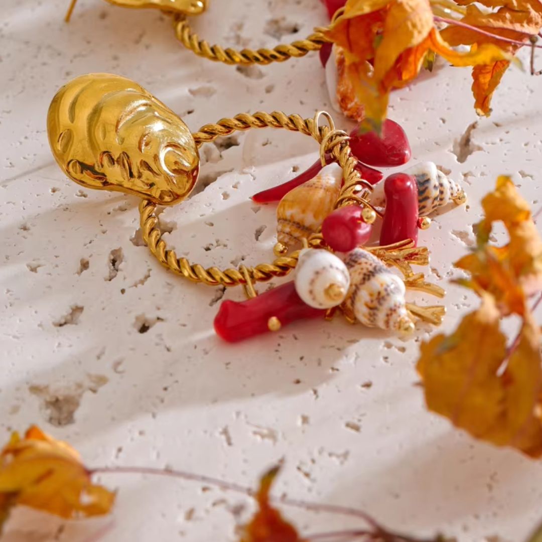 Oceania Premium Earrings - 18K Gold Plated