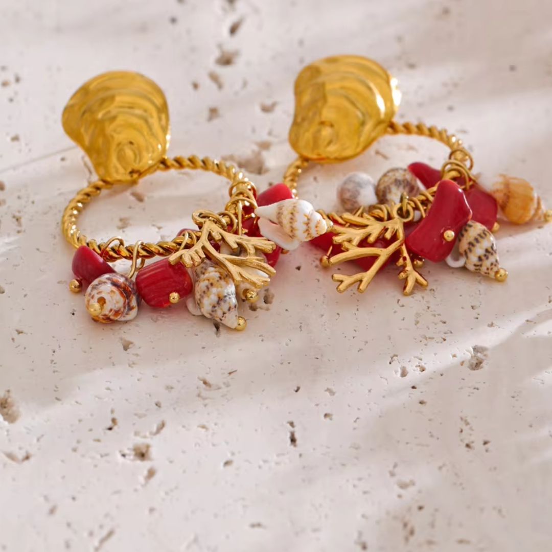 Oceania Premium Earrings - 18K Gold Plated