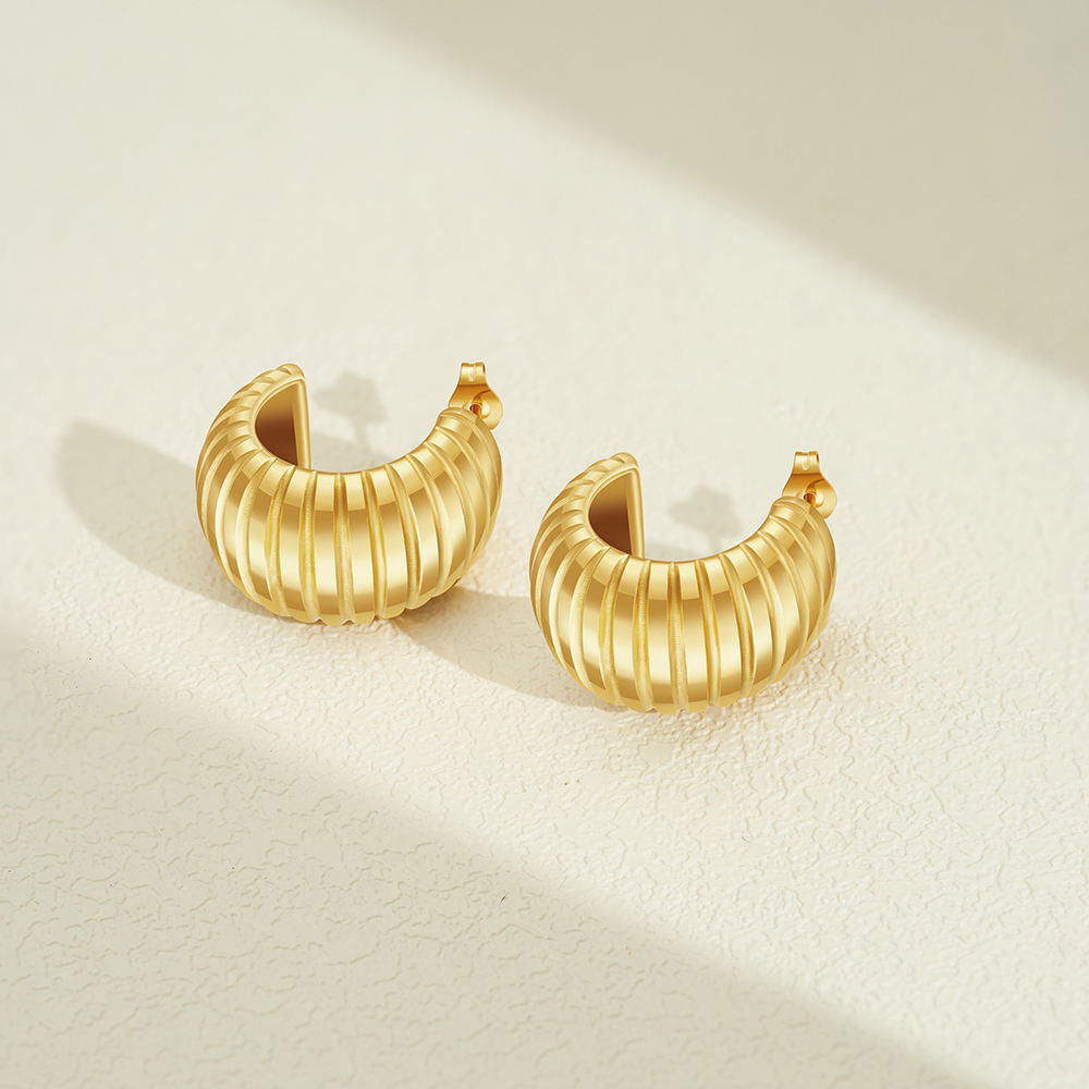 Sunflare Designer  Premium Earrings - 18K Gold Plated