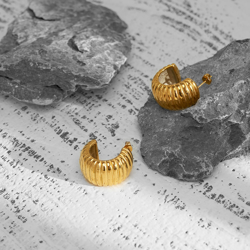 Sunflare Designer  Premium Earrings - 18K Gold Plated