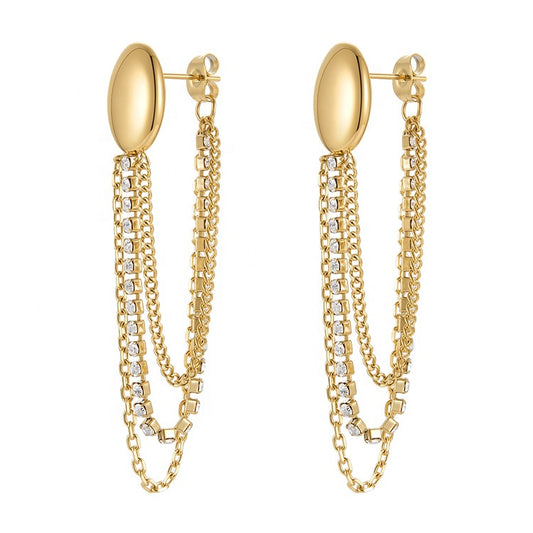 Astralis Designer Premium Earrings - 18K Gold Plated
