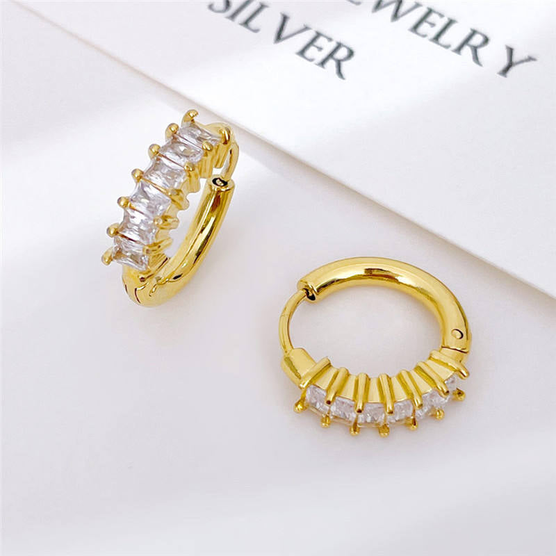 Vivi Hoop Premium Earrings - 18K Gold Plated